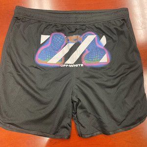 Off-White Black Mesh Thermo Shorts
